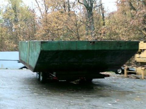  25' X 12' X 4' Steel Barge - Rebuilt In 2012 25' X 12' X 4' Steel Barge - Rebuilt In 2012