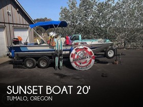 Sunset Boat Fish And Ski