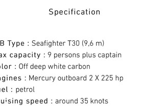 2021 Seafighter Rib T30
