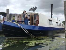 2001 Evans & Sons 50Ft Wide Beam Canal Boat на продажу