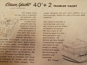 1979 Ocean Yachts 40+2 Trawler te koop