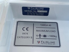 2001 Fairline Targa 40 till salu