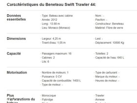 2012 Bénéteau Boats Swift Trawler 44 satın almak