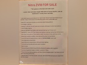 2015 Nitro Zv18 à vendre
