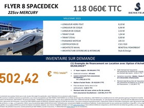 2023 Beneteau Boats Flyer 800 Spacedeck za prodaju