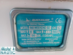 2008 Quicksilver Boats 640 Weekend till salu