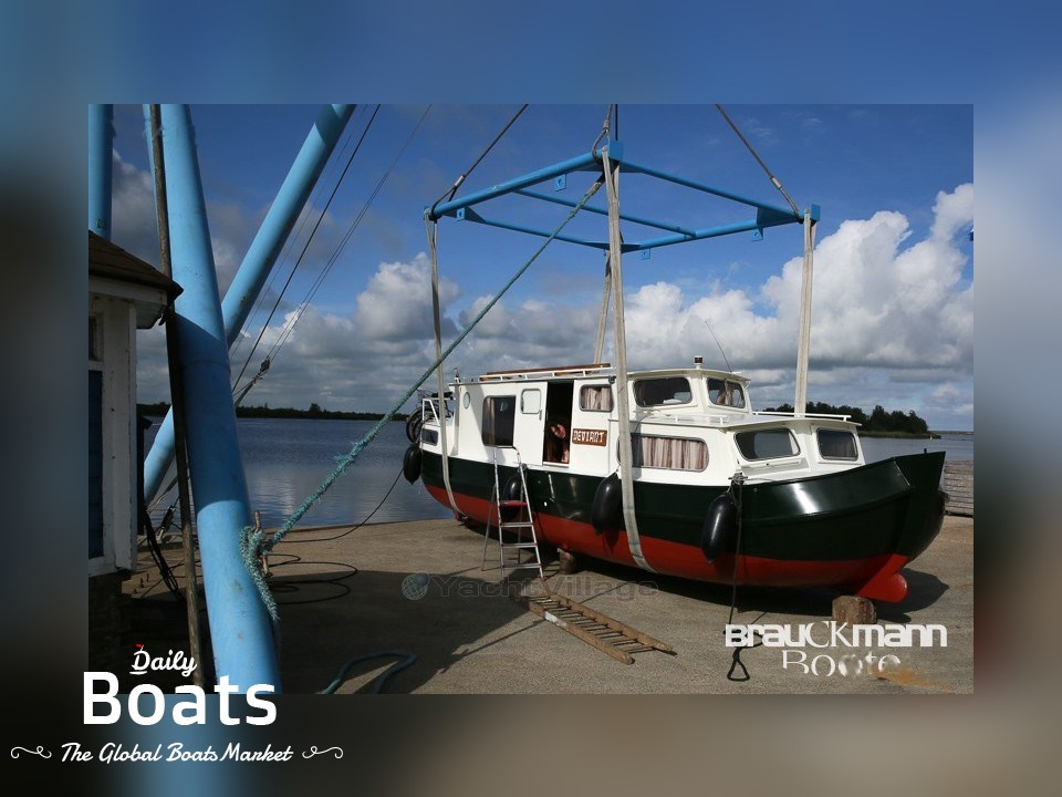 1964 Holländischer Werftbau Plattbodenboot Hollndisches Motorboot