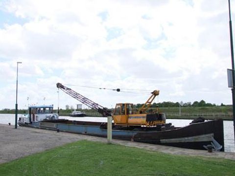  Crane Vessel.Sand Barge Dutch Barge