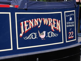 2008 Elton Moss 58' Semi Trad Narrowboat на продаж
