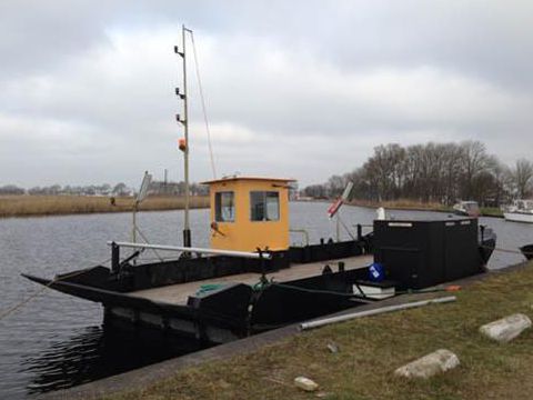  Small Ferry.Very Well Maintained Self Propelled Pontoon.Work Ship
