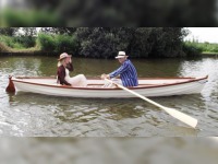 River Bank Boats Thames Rowing Skiff