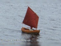 Clinker Wooden Sailing Dinghy 10Ftand Trailer.M
