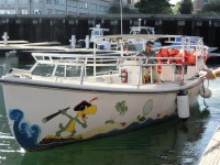 Custom Built Fiberglass Open Tour Boat