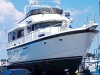 Hatteras Enclosed Aft Deck.Motor Yacht