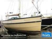 Cornish Crabber 24. Grp Gaff Cutter With Centrepla