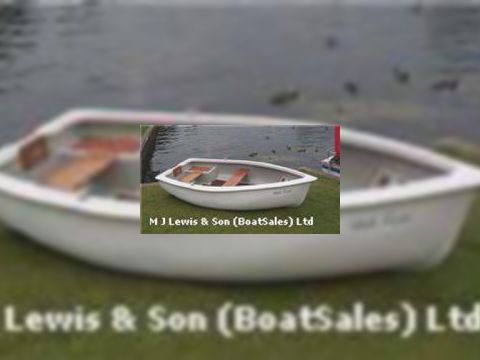 Dinghy 8ft GRP rowing stem dinghy /tender